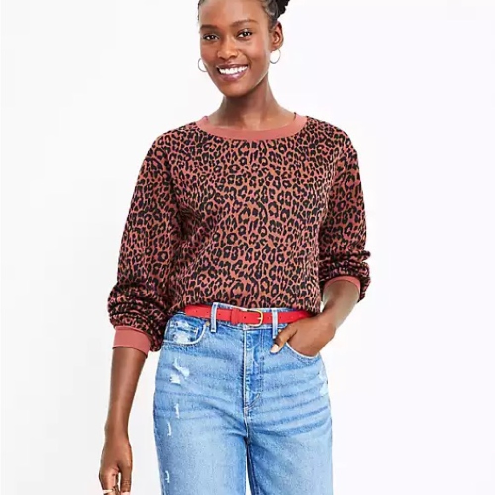 Leopard Print Sweatshirt